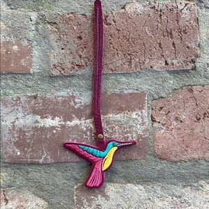 Portland Leather Goods Hummingbird Tassel Bag Charm